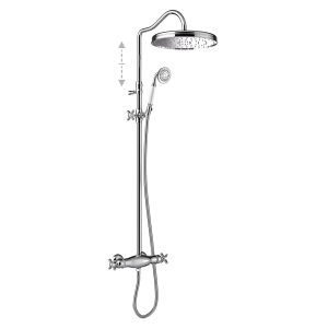 24219502 - CLASIC TRES Wall thermostatic shower mixer