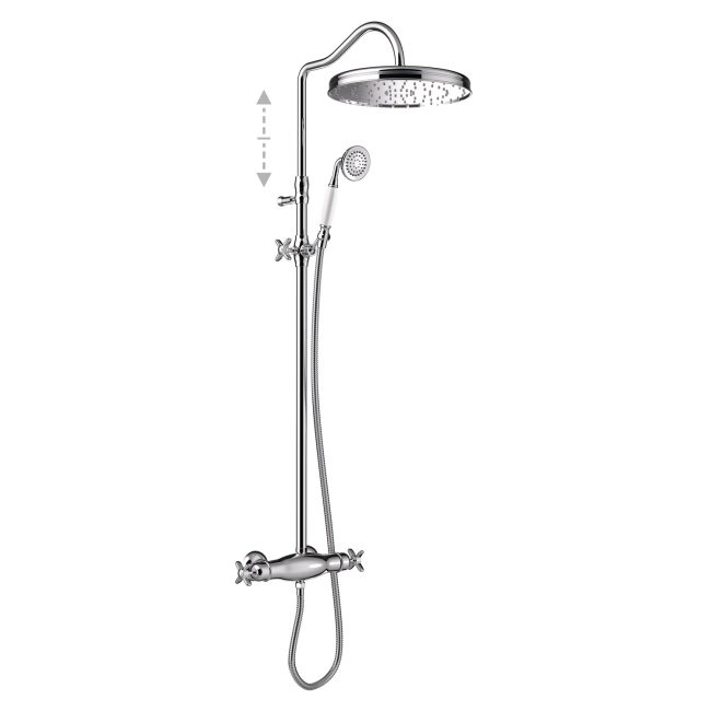 24219502 - CLASIC TRES Wall thermostatic shower mixer