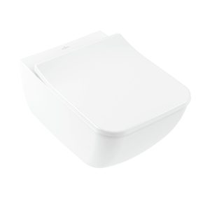 4611R001- Villeroy & Boch Venticello Washdown toilet, rimless, wall-mounted, with DirectFlush, White Alpin