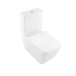 4612R001-  Villeroy & Boch Venticello Washdown toilet for close-coupled WC-suite, rimless, floor-standing, with DirectFlush, White Alpin