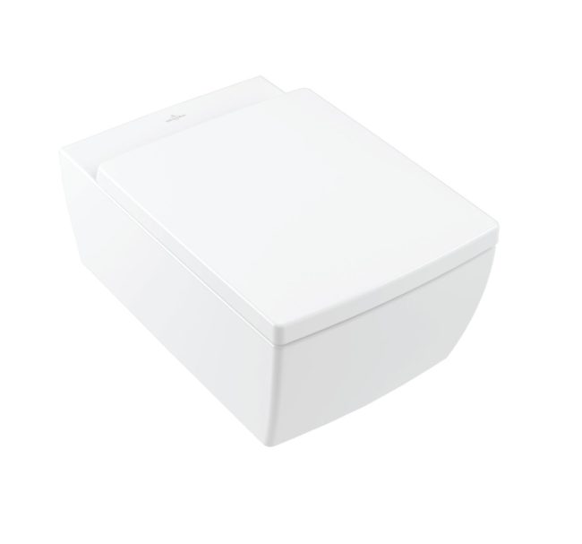 4633R001- Villeroy & Boch Memento 2.0 Washdown toilet, rimless, wall-mounted, with DirectFlush, White Alpin
