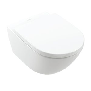 4670T001-  Villeroy & Boch Subway 3.0 Washdown toilet, rimless, wall-mounted, with TwistFlush, White Alpin