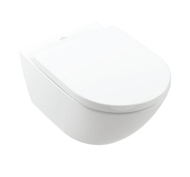 4670T001-  Villeroy & Boch Subway 3.0 Washdown toilet, rimless, wall-mounted, with TwistFlush, White Alpin