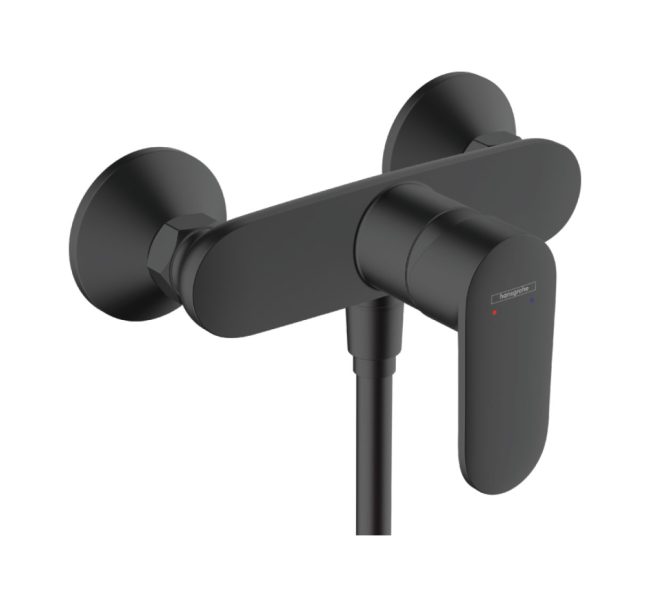 71640670 - Shower mixer exposed Vernis Blend matt black