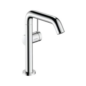 73360000 - HG basin mix 210 Tecturis S Fine CoolSt.swivel sp.w.push-open waste s.chr
