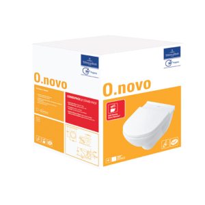 5660H1R1-Villeroy & Boch O.novo Combi-Pack, wall-mounted, White Alpin CeramicPlus
