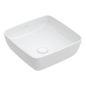 41784101- Villeroy & Boch Artis Surfacemounted washbasin, 410 x 410 x 130 mm, White Alpin, without overflow