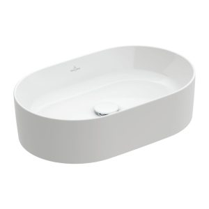 4A195601-Villeroy & Boch Collaro Surfacemounted washbasin, 560 x 360 x 145 mm, White Alpin, without overflow