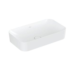 414361RW-  Villeroy & Boch Finion Surface-mounted washbasin, 600 x 350 x 115 mm, Stone White CeramicPlus, without overflow