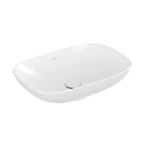 4A490001- Villeroy & Boch Loop & Friends Surface-mounted washbasin, 560 x 380 x 120 mm, White Alpin, with overflow
