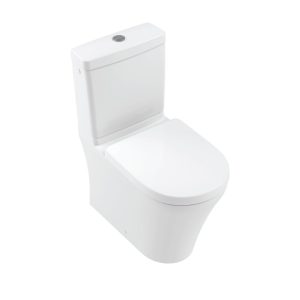 4606R001- Villeroy & Boch O.novo Washdown toilet for close-coupled WC-suite, rimless, floorstanding, with DirectFlush, White Alpin