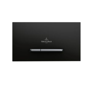 922169AN- Villeroy & Boch ViConnect installation systems Toilet flush plate 300S, Dual flush, Black Matt