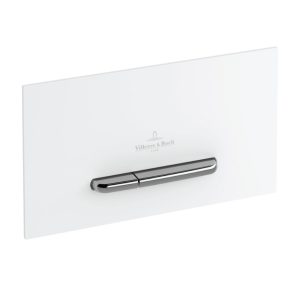 92216168- Villeroy & Boch ViConnect installation systems Toilet flush plate 300S, Dual flush, White